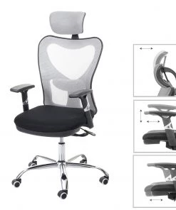 Bürostuhl HWC-F13 - Schwarz - Grau -Deutschland Stühle Verkaufs-Shop 02dd7e5b6ee844dcb874f0aa4a51b644