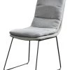 KAWOLA Stuhl VINCE Stoff hellgrau - KAWOLA Esszimmerstuhl Vince Stuhl Stoff hellgrau