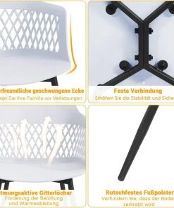 Costway 2er Set Esszimmerstuhl -Deutschland Stühle Verkaufs-Shop 0457170931174202b4af69731691578f