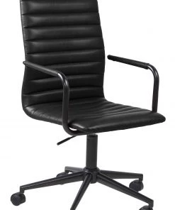 Ebuy24 Winslet Bürostuhl schwarz - Winslet Bürostuhl schwarz PU Kunstleder.