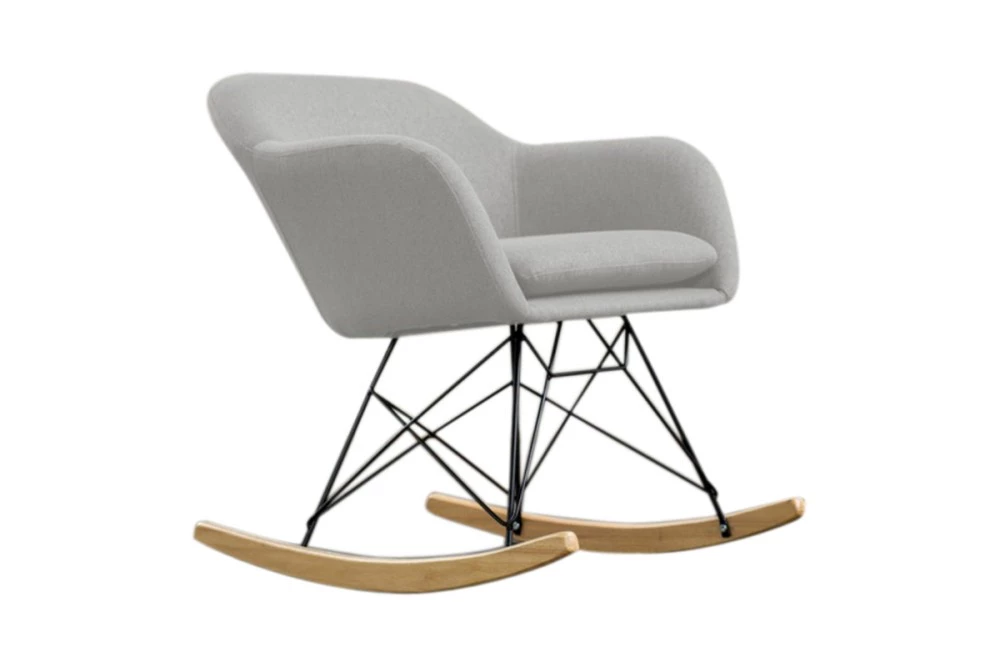 KAWOLA Stuhl STELLA Schaukelstuhl - Stuhl STELLA Schaukelstuhl Hellgrau 1 KAWOLA Stuhl STELLA Schaukelstuhl - Stuhl STELLA Schaukelstuhl Hellgrau