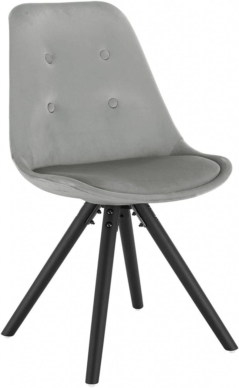 Woltu Esszimmerstuhl Angelina - Hellgrau 1 Woltu Esszimmerstuhl Angelina - Hellgrau