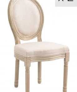 Nordlys Esszimmerstühle (2er Set) RICHELIEU - Beige