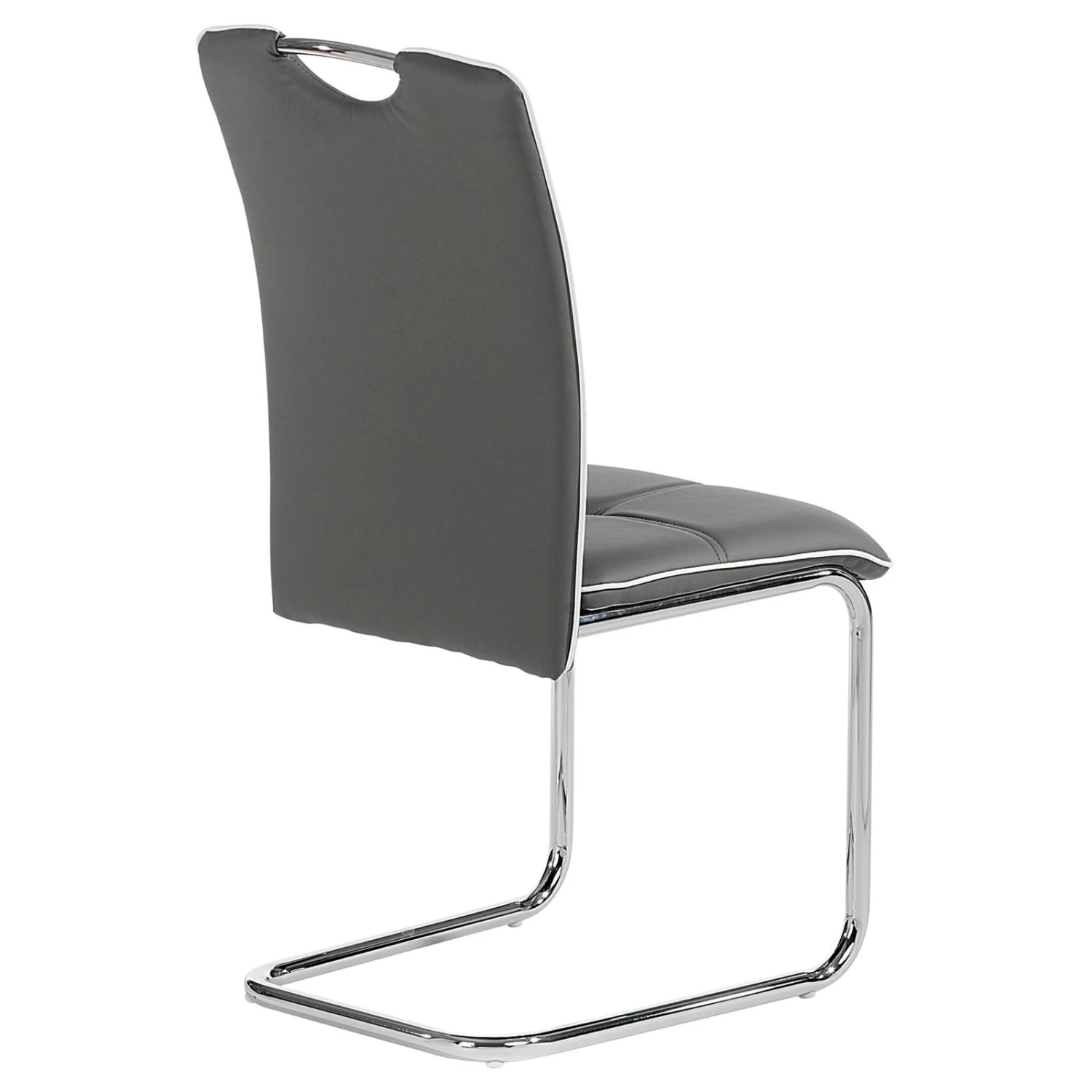 IDIMEX Schwingstuhl ELEONORA (4er-Set) - Grau 3 IDIMEX Schwingstuhl ELEONORA (4er-Set) - Grau – Bild 3