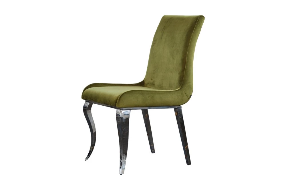 KAWOLA Esszimmerstuhl ALESSIA Velvet - Grün 1 KAWOLA Esszimmerstuhl ALESSIA Velvet - Grün