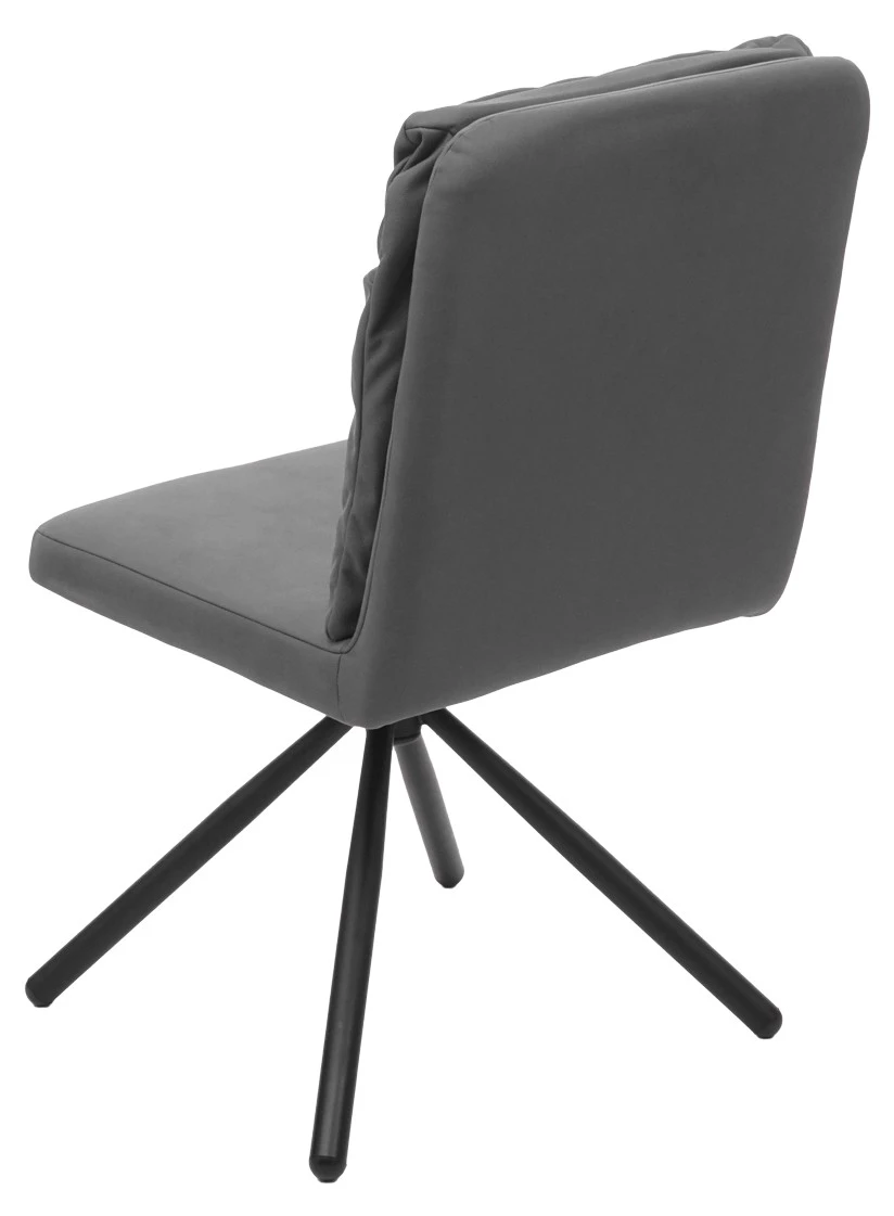 Esszimmerstuhl HWC-G58 (6er Set) - Grau 3 Esszimmerstuhl HWC-G58 (6er Set) - Grau – Bild 3