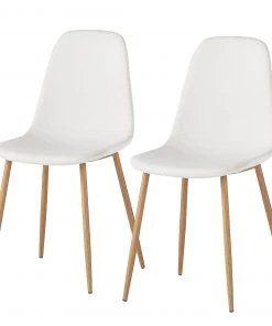 Mørteens Polsterstuhl Iskmo - Weiß - 2er Set