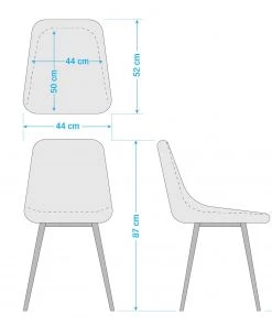Mørteens Polsterstuhl Iskmo - Weiß - 2er Set -Deutschland Stühle Verkaufs-Shop 1000006086 201013 14323400006 SKETCH DETAILS P000000001000006086 sketch