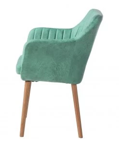 Mørteens Armlehnenstuhl Leedy IV - Kunstleder / Eiche massiv - Mintgrün - Einzelstuhl -Deutschland Stühle Verkaufs-Shop 1000007434 190606 10551000015 GALLERYIMAGES P000000001000007434