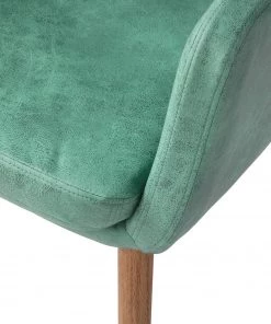 Mørteens Armlehnenstuhl Leedy IV - Kunstleder / Eiche massiv - Mintgrün - Einzelstuhl -Deutschland Stühle Verkaufs-Shop 1000007434 190606 10551000017 GALLERYIMAGES P000000001000007434