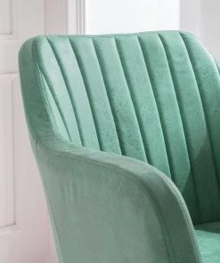 Mørteens Armlehnenstuhl Leedy IV - Kunstleder / Eiche massiv - Mintgrün - Einzelstuhl -Deutschland Stühle Verkaufs-Shop 1000007434 190606 10551000019 GALLERYIMAGES P000000001000007434