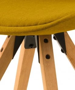 Mørteens Polsterstuhl Aledas II - Webstoff Cors: Currygelb - 2er Set -Deutschland Stühle Verkaufs-Shop 1000015961 201008 06202200034 DETAILS P000000001000015961