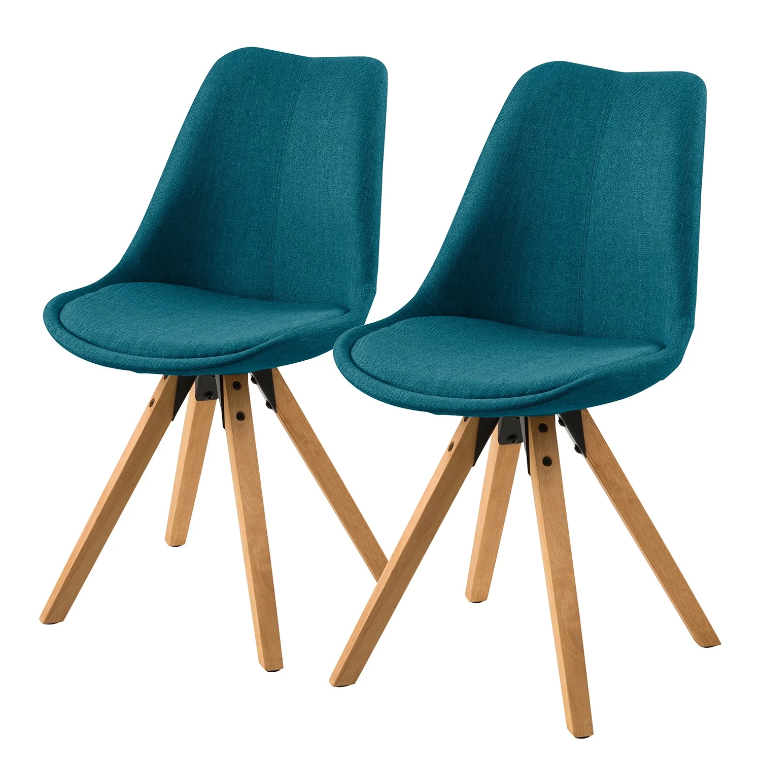 Mørteens Polsterstuhl Aledas II - Webstoff Cors: Petrol - 2er Set 1 Mørteens Polsterstuhl Aledas II - Webstoff Cors: Petrol - 2er Set