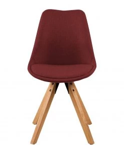 Mørteens Polsterstuhl Aledas II - Webstoff Cors: Dunkelrot - 2er Set -Deutschland Stühle Verkaufs-Shop 1000016100 200609 13011700042 DETAILS P000000001000016100