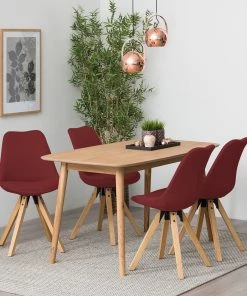 Mørteens Polsterstuhl Aledas II - Webstoff Cors: Dunkelrot - 2er Set -Deutschland Stühle Verkaufs-Shop 1000016100 200618 06293500004 MOOD DETAILS P000000001000016100 mood