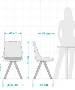 Mørteens Polsterstuhl Aledas II - Webstoff Cors: Mintgrau - 2er Set -Deutschland Stühle Verkaufs-Shop 1000016101 200526 09511500011 SKETCH DETAILS P000000001000016101 sketch