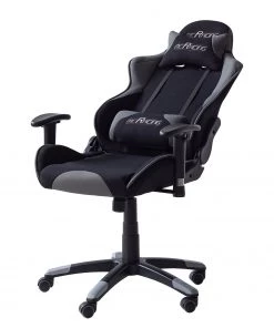 Home24office Gaming Chair mcRacing I - Schwarz / Grau -Deutschland Stühle Verkaufs-Shop 1000027353 201009 12340700002 DETAILS P000000001000027353