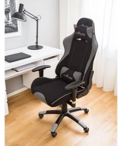 Home24office Gaming Chair mcRacing I - Schwarz / Grau -Deutschland Stühle Verkaufs-Shop 1000027353 201012 11152600002 MOOD DETAILS P000000001000027353 mood