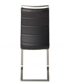 Fredriks Freischwinger Lezuza - Kunstleder Leja: Schwarz - 2er Set -Deutschland Stühle Verkaufs-Shop 1000027400 201021 10332800021 DETAILS P000000001000027400