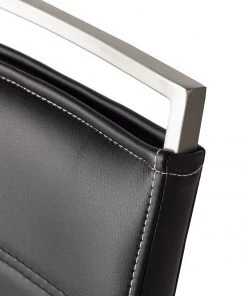 Fredriks Freischwinger Lezuza - Kunstleder Leja: Schwarz - 2er Set -Deutschland Stühle Verkaufs-Shop 1000027400 201021 10333000024 DETAILS P000000001000027400