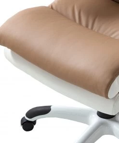 Home24office Chefsessel Loipo II - Kunstleder - Macchiato / Weiß -Deutschland Stühle Verkaufs-Shop 1000035445 200930 14010800005 DETAILS P000000001000035445