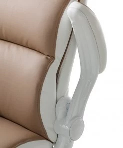 Home24office Chefsessel Loipo II - Kunstleder - Macchiato / Weiß -Deutschland Stühle Verkaufs-Shop 1000035445 200930 14011200007 DETAILS P000000001000035445