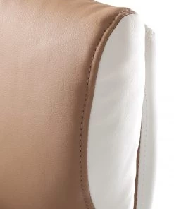 Home24office Chefsessel Loipo II - Kunstleder - Macchiato / Weiß -Deutschland Stühle Verkaufs-Shop 1000035445 200930 14011300008 DETAILS P000000001000035445