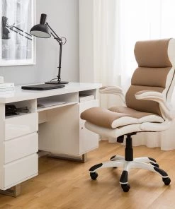 Home24office Chefsessel Loipo II - Kunstleder - Macchiato / Weiß -Deutschland Stühle Verkaufs-Shop 1000035445 201012 11053100001 MOOD DETAILS P000000001000035445 mood