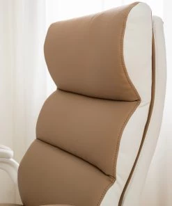 Home24office Chefsessel Loipo II - Kunstleder - Macchiato / Weiß -Deutschland Stühle Verkaufs-Shop 1000035445 201012 11053300005 DETAILS P000000001000035445