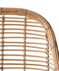 Eva Padberg Collection Armlehnenstuhl Garston - (inkl. Sitzkissen) - Rattan / Metall - Rattan / Weiß -Deutschland Stühle Verkaufs-Shop 1000050849 190812 13025100008 DETAILS P000000001000050849