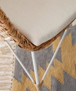 Mørteens Armlehnenstuhl Nokomai - (inkl. Sitzkissen) - Rattan / Metall - Rattan / Weiß 31 Mørteens Armlehnenstuhl Nokomai - (inkl. Sitzkissen) - Rattan / Metall - Rattan / Weiß -Deutschland Stühle Verkaufs-Shop 1000050850 201130 10401600003 MOOD DETAILS P000000001000050850 mood