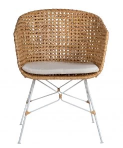 Mørteens Armlehnenstuhl Nokomai - (inkl. Sitzkissen) - Rattan / Metall - Rattan / Weiß 21 Mørteens Armlehnenstuhl Nokomai - (inkl. Sitzkissen) - Rattan / Metall - Rattan / Weiß -Deutschland Stühle Verkaufs-Shop 1000050850 210520 16125900001 DETAILS P000000001000050850