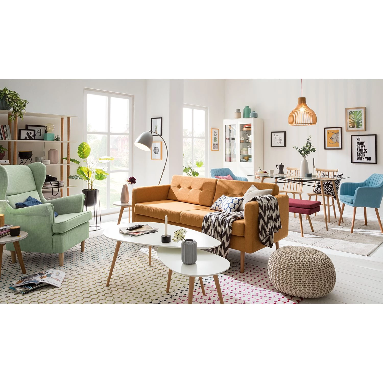 Mørteens Esszimmerstuhl Bivio (2er-Set) - Gummibaum massiv 2 Mørteens Esszimmerstuhl Bivio (2er-Set) - Gummibaum massiv – Bild 2