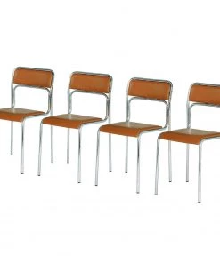 Mooved Stuhl Comet (4er-Set) - Braun