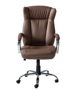 Home24office Chefsessel Director II - Kunstleder / Kunststoff - Cappuccino / Silber -Deutschland Stühle Verkaufs-Shop 1000064391 200701 11451700038 DETAILS P000000001000064391
