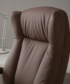 Home24office Chefsessel Director II - Kunstleder / Kunststoff - Cappuccino / Silber -Deutschland Stühle Verkaufs-Shop 1000064391 200819 06140400002 DETAILS P000000001000064391