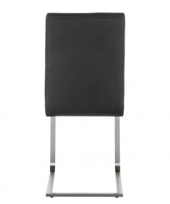 Fredriks Freischwinger Augusta I (2er-Set) - Echtleder Aude: Schwarz - Ohne Armlehnen -Deutschland Stühle Verkaufs-Shop 1000064492 190617 09323800013 GALLERYIMAGES P000000001000064492