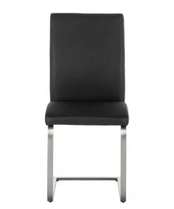 Fredriks Freischwinger Augusta I (2er-Set) - Echtleder Aude: Schwarz - Ohne Armlehnen -Deutschland Stühle Verkaufs-Shop 1000064492 190617 09323800014 GALLERYIMAGES P000000001000064492