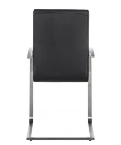 Fredriks Freischwinger Augusta I (2er-Set) - Echtleder Aude: Schwarz - Mit Armlehnen -Deutschland Stühle Verkaufs-Shop 1000064495 200610 13272300026 DETAILS P000000001000064495