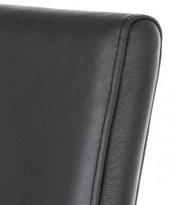 Fredriks Freischwinger Augusta I (2er-Set) - Echtleder Aude: Schwarz - Mit Armlehnen -Deutschland Stühle Verkaufs-Shop 1000064495 200610 13272300027 DETAILS P000000001000064495