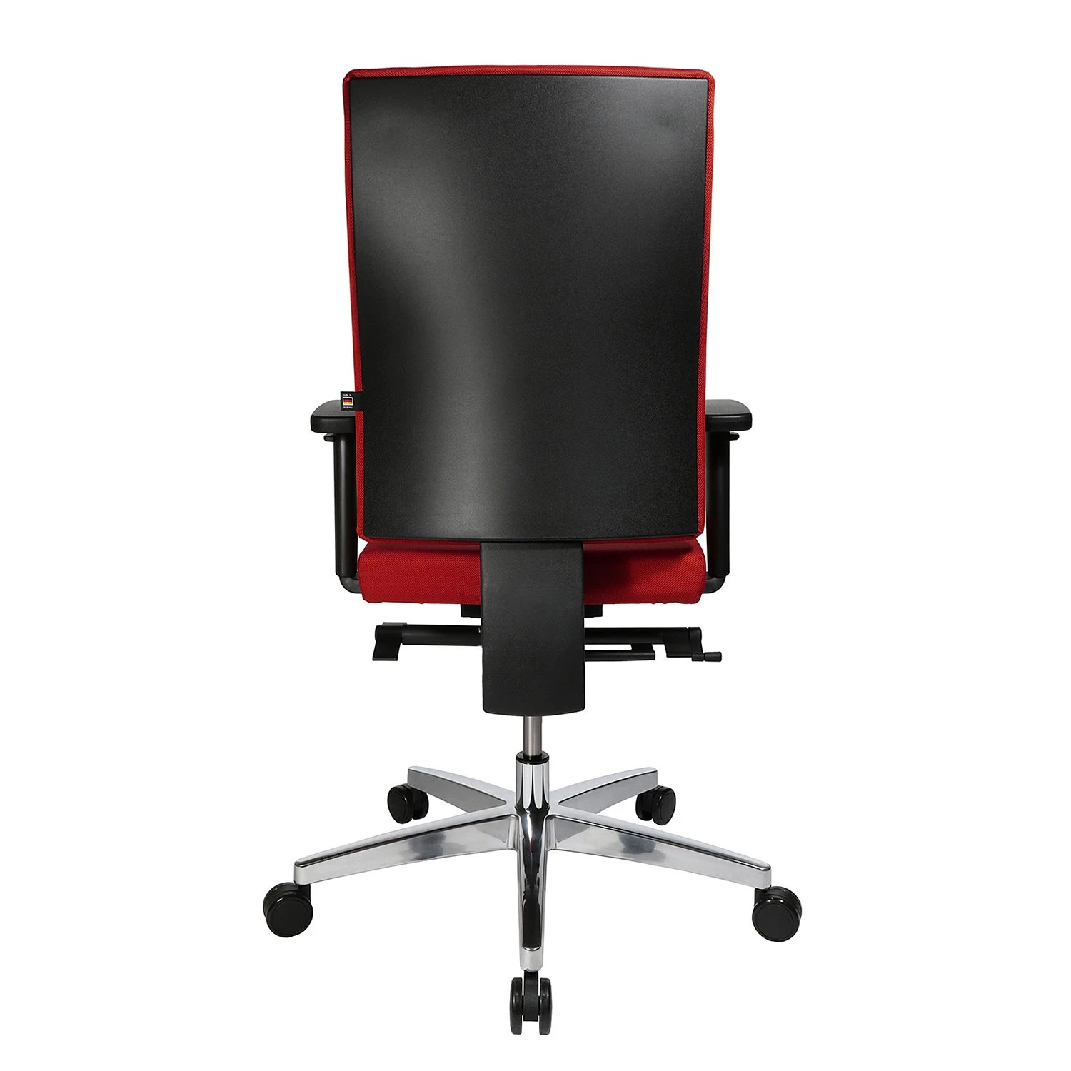 Topstar Bürodrehstuhl Profi Star 15 - Webstoff / Aluminium - Rot 6 Topstar Bürodrehstuhl Profi Star 15 - Webstoff / Aluminium - Rot – Bild 6