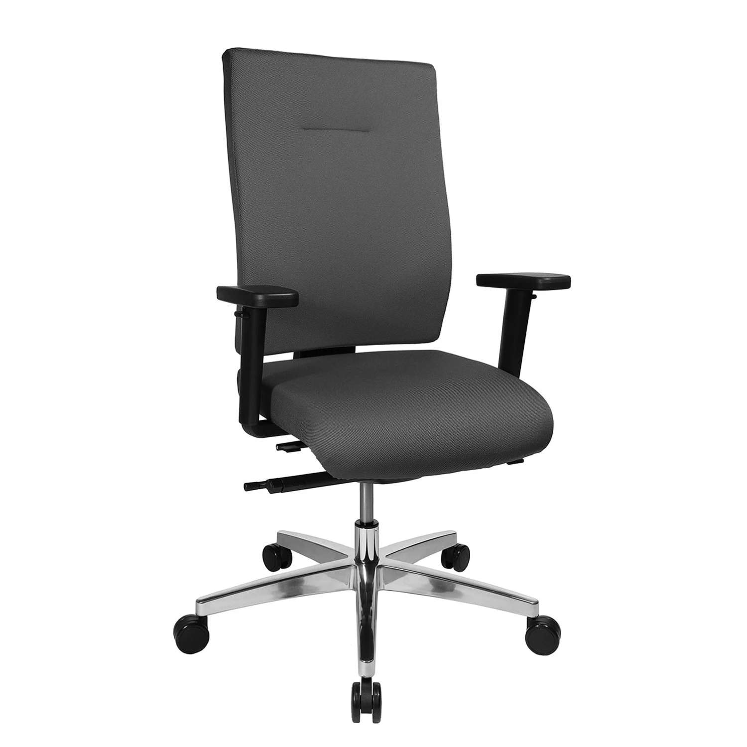 Topstar Bürodrehstuhl Profi Star 15 - Webstoff / Aluminium - Anthrazit 1 Topstar Bürodrehstuhl Profi Star 15 - Webstoff / Aluminium - Anthrazit