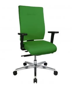 Topstar Bürodrehstuhl Profi Star 15 - Webstoff / Aluminium - Grün