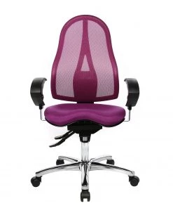 Topstar Bürodrehstuhl Sitness 15 - Kunstfaser / Metall - Lila / Chrom -Deutschland Stühle Verkaufs-Shop 1000096506 190208 08091000242 GALLERYIMAGES P000000001000096506