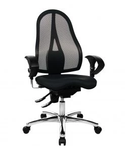 Topstar Bürodrehstuhl Sitness 15 - Kunstfaser / Metall - Schwarz / Chrom -Deutschland Stühle Verkaufs-Shop 1000096508 190208 08091100261 GALLERYIMAGES P000000001000096508