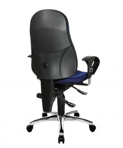 Topstar Bürodrehstuhl Sitness 10 - Kunstfaser / Metall - Blau / Chrom -Deutschland Stühle Verkaufs-Shop 1000096510 190208 08091100269 GALLERYIMAGES P000000001000096510