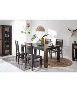 Wolf-Möbel Esszimmerstuhl Goa (2er-Set) - Mango teilmassiv - Mango Dunkelbraun -Deutschland Stühle Verkaufs-Shop 1000104010 200310 11514900001 MOOD DETAILS P000000001000104010 mood