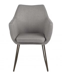 Mørteens Armlehnenstuhl Nicholas IV - Webstoff / Metall - Granit / Antik Graubraun -Deutschland Stühle Verkaufs-Shop 1000112681 201008 06225400189 DETAILS P000000001000112681