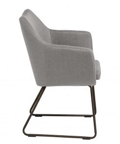 Mørteens Armlehnenstuhl Nicholas IV - Webstoff / Metall - Granit / Antik Graubraun -Deutschland Stühle Verkaufs-Shop 1000112681 201008 06225600190 DETAILS P000000001000112681