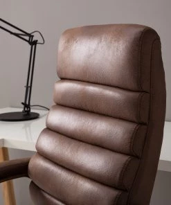 Home24office Chefsessel Hatley II - Mikrofaser - Vintage Braun / Kupfer -Deutschland Stühle Verkaufs-Shop 1000113520 200819 06101500020 DETAILS P000000001000113520